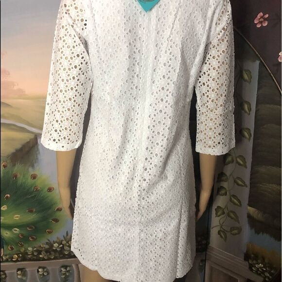 Tracy Negoshian Women’s Eyelet Dress Sz XS NWT - Picture 6 of 9